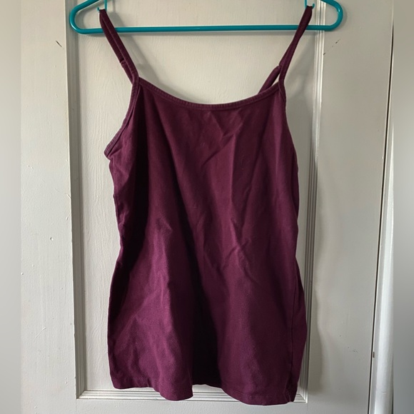 Torrid Maroon Spaghetti Strap Tank Cami Size 00 - Picture 2 of 3